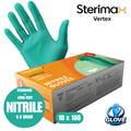 Sterimax Vertex® Nitrile Green Gloves - 1 Case (10x100)