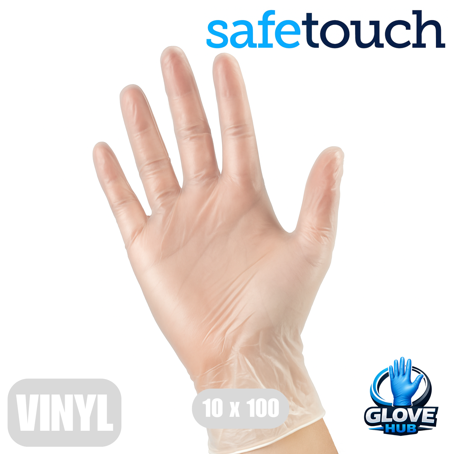 SafeTouch Clear Vinyl 1 Case (10x100)
