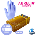 Aurelia Amazing Purple-Blue Ultra-Thin Powder-Free Nitrile Examination Glove(10x300)