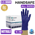 GN91 HandSafe, Nitrile Gloves, Blue, Sensitive, Powder Free (10x200)