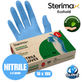 Sterimax Ecohold Biodegradable Nitrile Gloves – 1 Case (10x100)